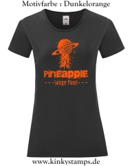 Damen T-Shirt mit rund Ausschnitt Pineapple Swinger Planet