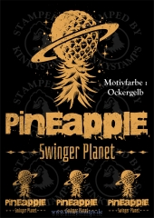 DTF-Bügelfolie Pineapple Swinger Planet