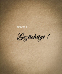 Gezüchtigt!