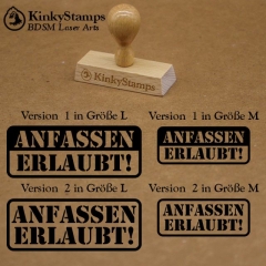 ANFASSEN ERLAUBT !