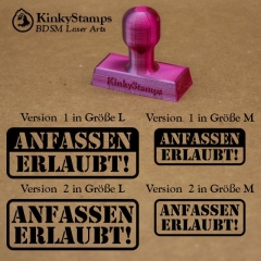 ANFASSEN ERLAUBT !