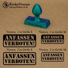 ANFASSEN VERBOTEN !