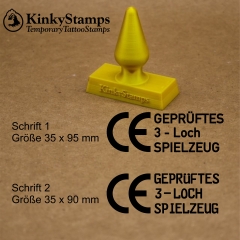 CE Geprüftes 3 Loch Spielzeug Spielzeug