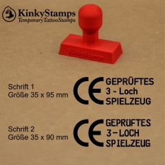 CE Geprüftes 3 Loch Spielzeug Spielzeug