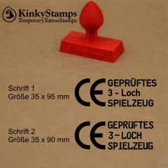 CE Geprüftes 3 Loch Spielzeug Spielzeug