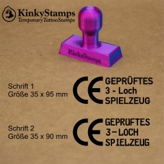 CE Geprüftes 3 Loch Spielzeug Spielzeug