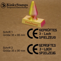 CE Geprüftes 3 Loch Spielzeug Spielzeug