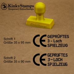 CE Geprüftes 3 Loch Spielzeug Spielzeug