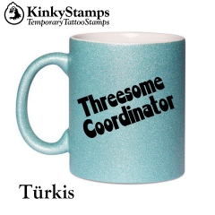 Threesome Coordinator Glitzertasse