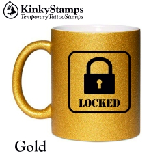 Locked Glitzertasse