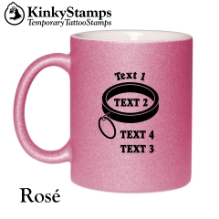 Collar Glitzertasse