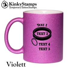 Collar Glitzertasse