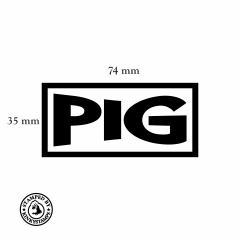KDL PIG temporäres Klebetattoo
