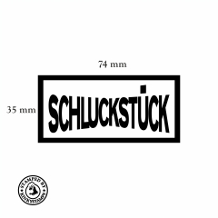 KDL SCHLUCKSTÜCK temporäres Klebetattoo